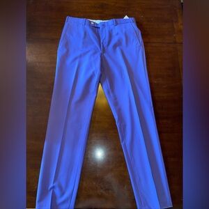 Isaia Napoli 130’s Purple Trouser 100% Wool Made In Italy EUC 52R EU